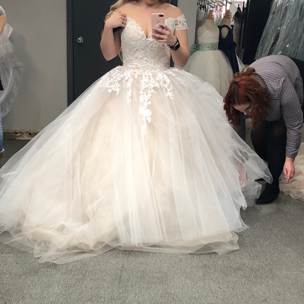 Casablanca ball gown wedding dress